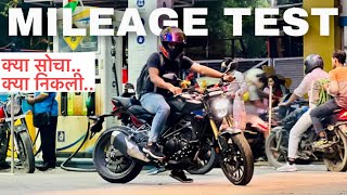 2022 Honda CB300R Detailed Mileage Test  CB300R BS6 Average Test  Unexpected Results [upl. by Donnell]