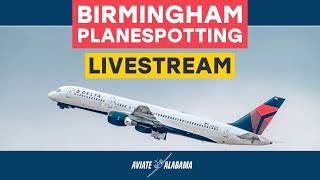 🔴LIVE Birmingham BHM Airport Plane Spotting  LIVE Plane Spotting [upl. by Wahkuna111]