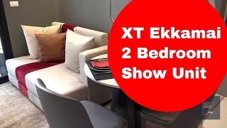 XT Ekkamai by Sansiri  2 Bedroom Show Unit Walkthrough [upl. by Notsniw]