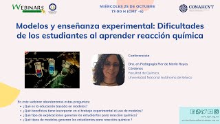 Webinar Modelos y enseñanza experimental Dificultades de los estudiantes al aprender [upl. by Ebert]