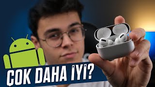 AIRPODS PROLARI ANDROID CİHAZLARDA KULLANMAK  İŞTE BU KULLANILIR [upl. by Imeaj]