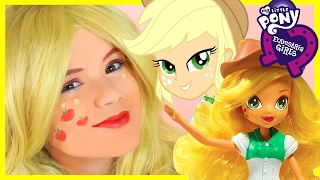 My Little Pony Applejack Makeup Tutorial Equestria Girl Doll Cosplay  Kittiesmama [upl. by Hoeve]