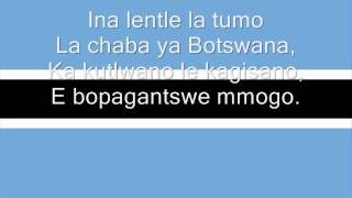 Hymne national du Botswana [upl. by Ahsietal]