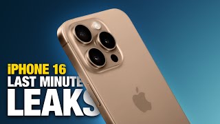 iPhone 16 Final Leaks This is it Coming September 9th [upl. by Annig]