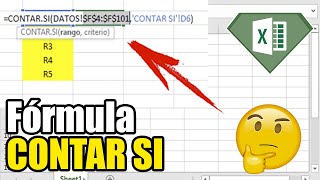 FORMULA  ContarSi PASO A PASO en Excel 2020📈 [upl. by Adla]