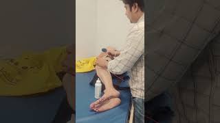 Electrotherapy physiotherapy practice video [upl. by Archy641]