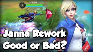 Reworked Janna is Good  Build amp Runes  Wild Rift Gameplay [upl. by Canty]