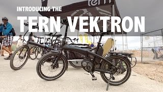 First Look The Tern Vektron Folding Electric Bike [upl. by Klos]