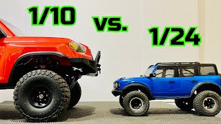 110 vs 124 Scale RC Crawlers Which One’s Better [upl. by Norris]