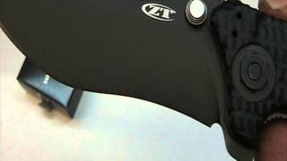 ZT ZERO TELERANCE KNIVES MILITARY FOLDER 0200 [upl. by Alonzo]