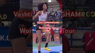 Vashti CUNNINGHAM 🇺🇸🌶️❤️ High Jump – 197 sports athletics viral [upl. by Acireh]