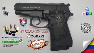 Pistola Traumatica Zoraki Streamer2014 Arme Desarme y Ensayo│WhatsApp 3125286943 [upl. by Aicilf936]