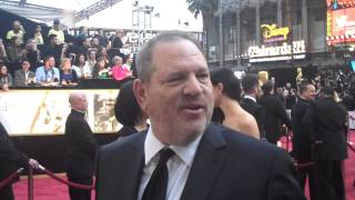 Oscar Red Carpet 2014 Harvey Weinstein [upl. by Yekcor174]