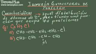 Isomería Estructural de Posición [upl. by Nodle]