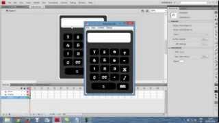 TutorialCara Membuat Kalkulator Dengan Flash [upl. by Shiverick]