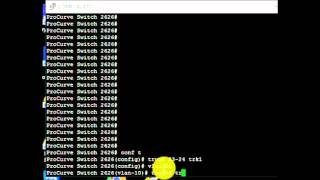 HP Procurve Switch 2626 configure trunk [upl. by Parker]