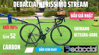 DEDACCIAI NERISSIMO  Ultegra 6800  CARBON  Đấu giá Nhật  LH 0938989335 [upl. by Dorothee]