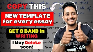 IELTS Writing  One Template for Every Eassy  Get 8 Band in Writing  Skills IELTS [upl. by Ragse]