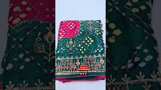 Beautiful Bandhani Saree Bandhani Party wear Sadi Surat Best Saree Collection in Surat [upl. by Bess765]