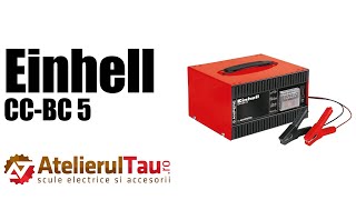 Einhell CCBC 5  Redresor auto  W 12 V 355 A  Prezentare completaampTest in sarcina [upl. by Aenaj944]