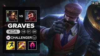 Graves vs Nidalee Jungle  KR Challenger  Patch 1422 Season 14 [upl. by Foote]