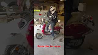 Romeo 50cc scooter test ride [upl. by Sola]