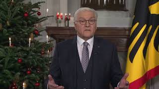 Weihnachtsansprache vom Bundespräsident FrankWalter Steinmeier [upl. by Zampino]