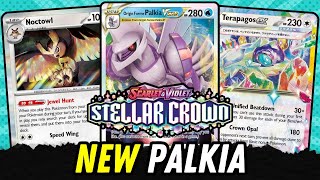 Stellar Crown Palkia VSTAR Terapagos ex Early Deck Profile  Pokemon TCG [upl. by Jedidiah]