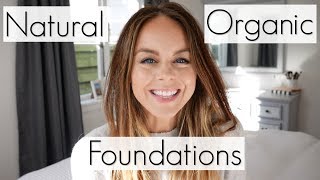 Top 5 Favourite Natural amp Organic Foundations  Non Toxic Makeup Brands [upl. by Lalita]