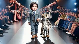 Roaring Style Kid Takes the Leopard Ramp  Mini World [upl. by Bashemath]