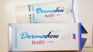 Dermadew Baby lotion uses in hindi DERMADEW BABY LOTION GLOWING SKIN FOR BABY [upl. by Ydiarf]