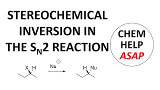 stereochemical inversion in the SN2 reaction [upl. by Narayan703]