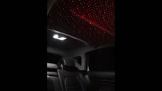 Blue LED Car Roof Star Light Projector Atmosphere Lamp USB Decorative Lamp Adjustable Car Dynamic [upl. by Tamanaha]