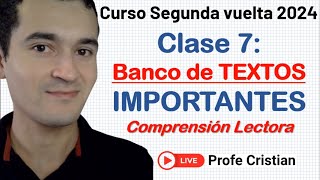 Clase 7  Curso Exani II Banco de textos importantes  Segunda vuelta 2024 [upl. by Horsey408]