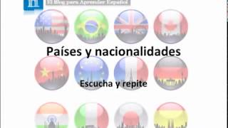 Países y nacionalidades en español [upl. by Victoria425]