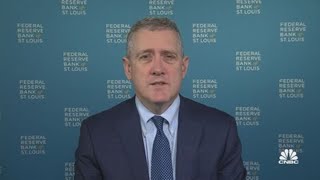 Watch CNBCs full interview with St Louis Fed President James Bullard [upl. by Anahtor814]