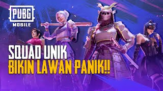 PUBG MOBILE  Squad Unik bikin lawan panik [upl. by Benni]