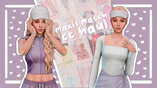 JUNE CC HAUL  CC LINKS💜👗  The Sims 4 [upl. by Nodnab]