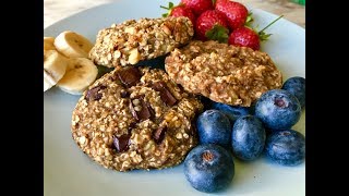 Healthy oatmeal cookies  Quick and easy banana oatmeal cookies [upl. by Aikehs]