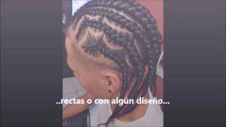 Trenzas para hombre Pegadas de raiz fotos Stylish Cornrows For Men [upl. by Preiser]