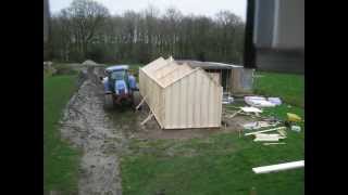 Timelapse Duivenhok Timmermans [upl. by Garlen]