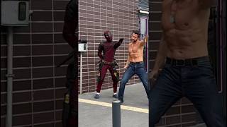 Deadpool and Logan Wolverine Top dancers deadpoolvswolverine marvel wolverine dance [upl. by Seedman]