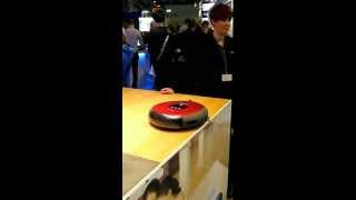 Samsung  NaviBot Robotic Vacuum Cleaner  Navigates around obsticles and detects edges [upl. by Alliuqahs]