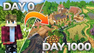 What happens When You Spend 1000 Days Building In Minecraft Survival [upl. by Antony]