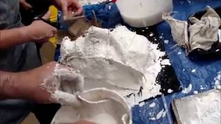 Latex Mask Making Video  Steps 1 and 2 [upl. by Hudgens]