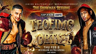 Teofimo Lopez vs Jamaine Ortiz Robbery [upl. by Bronnie273]