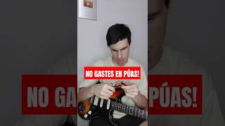 Púas de guitarra CASERAS guitarrista [upl. by Ogren]