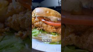 Chicken sandwich Best breading known on EARTH love comedy foodie [upl. by Arval]