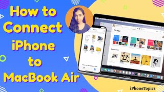 Connect iPhone to MacBook Air Wirelessly 3 Ways [upl. by Ynnohj]