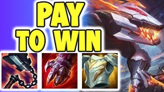 PAY TO WIN SKIN THIS PROJECT RENEKTON SKIN 100 FEELS LIKE YOU DO MORE DAMAGE  League of Legends [upl. by Dlared]